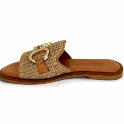 Vacances<382-ivoire Mules Ivoire Tml 49T Raffia Coconut