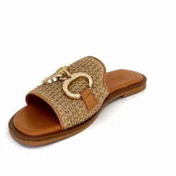 Vacances<382-ivoire Mules Ivoire Tml 49T Raffia Coconut