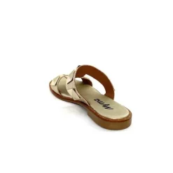 Vacances|Mules<Myma Mules 7521 Cuir Or