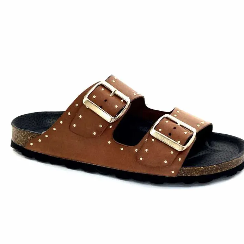 Vacances|Plagettes<Ivoire0473a Mules Plagettes Ivoire 11.71.13843.410 Cuir Marron