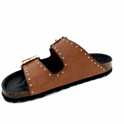 Vacances|Plagettes<Ivoire0473a Mules Plagettes Ivoire 11.71.13843.410 Cuir Marron