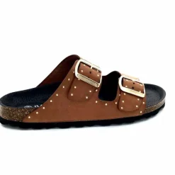 Vacances|Plagettes<Ivoire0473a Mules Plagettes Ivoire 11.71.13843.410 Cuir Marron