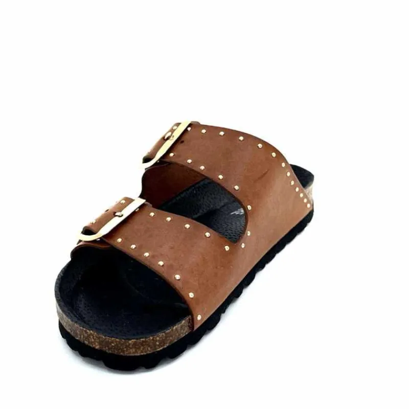 Vacances|Plagettes<Ivoire0473a Mules Plagettes Ivoire 11.71.13843.410 Cuir Marron