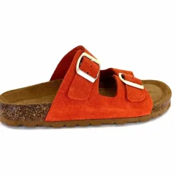 Vacances|Décontracté<Ivoire0473a Mules Plagettes Ivoire 11.71.2878.559 Daim Orange