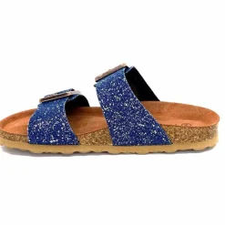 Vacances|Décontracté<Ivoire0098a Mules Plagettes Ivoire 2011.180 Jeans Platino Bleu