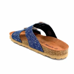 Vacances|Décontracté<Ivoire0098a Mules Plagettes Ivoire 2011.180 Jeans Platino Bleu