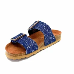 Vacances|Décontracté<Ivoire0098a Mules Plagettes Ivoire 2011.180 Jeans Platino Bleu