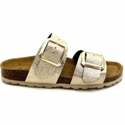 Vacances|Plagettes<Ivoire0473a Mules Plagettes Ivoire 11.71.14175.407 Métal Dé Or