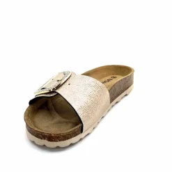 Vacances|Décontracté<Ivoire0473a Mules Plagettes Ivoire 11.71.14.351.412 Métal Dé Or