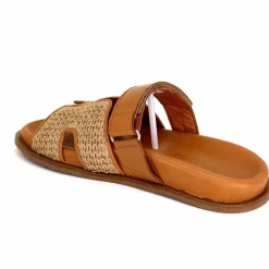 Vacances|Décontracté<382-ivoire Mules Plagettes Ivoire D27093-803 Raffia Coconut