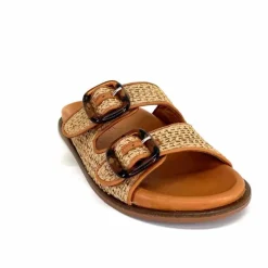 Vacances|Décontracté<382-ivoire Mules Plagettes Ivoire D27088-803 Raffia Coconut