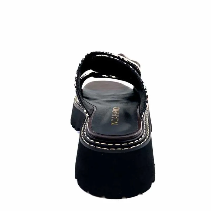 Compensées & Plateformes|Mules<noa harmon Mules Plateforme 9684 M55 Beige Noir