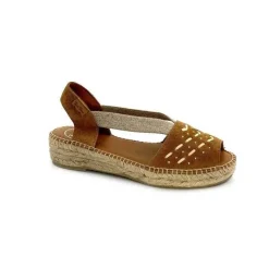 Vacances|Semelles Corde<Toni Pons Mules Plateformes Edith Daim Beige Marron