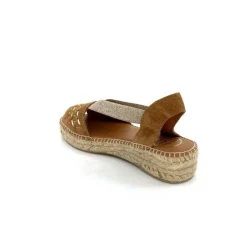 Vacances|Semelles Corde<Toni Pons Mules Plateformes Edith Daim Beige Marron