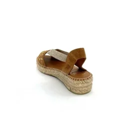 Vacances|Semelles Corde<Toni Pons Mules Plateformes Edith Daim Beige Marron