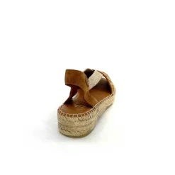 Vacances|Semelles Corde<Toni Pons Mules Plateformes Edith Daim Beige Marron