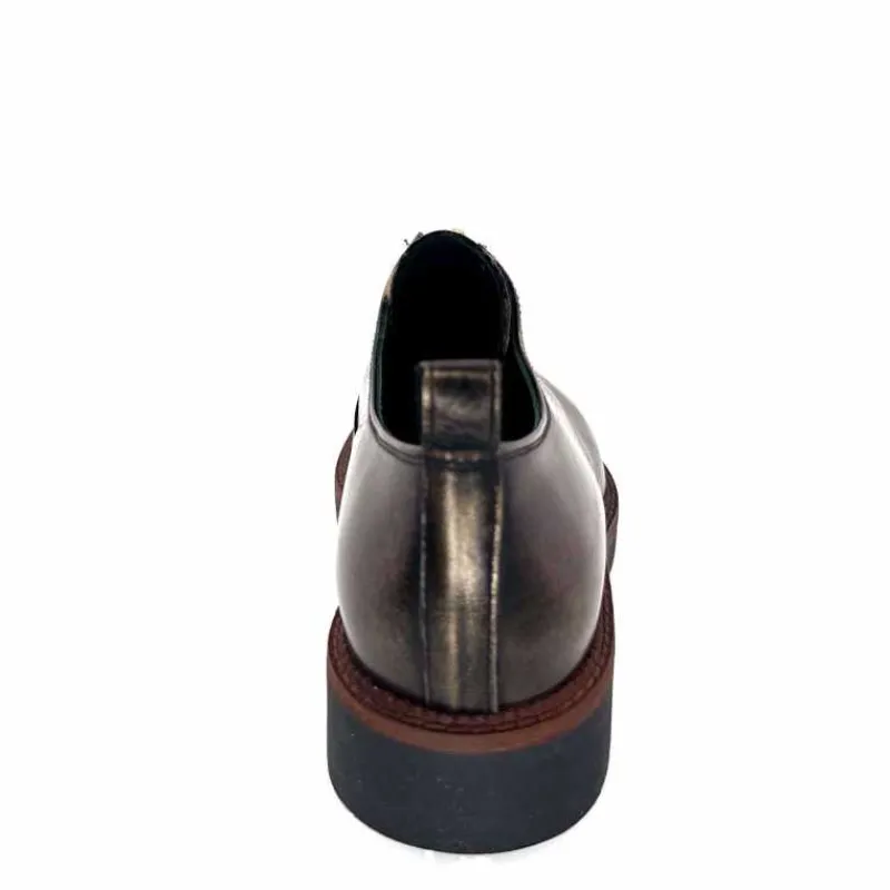 Masculin|Lacets<Ivoire0330 Richelieux Zip Ivoire 302 Cuir Bronze Marron