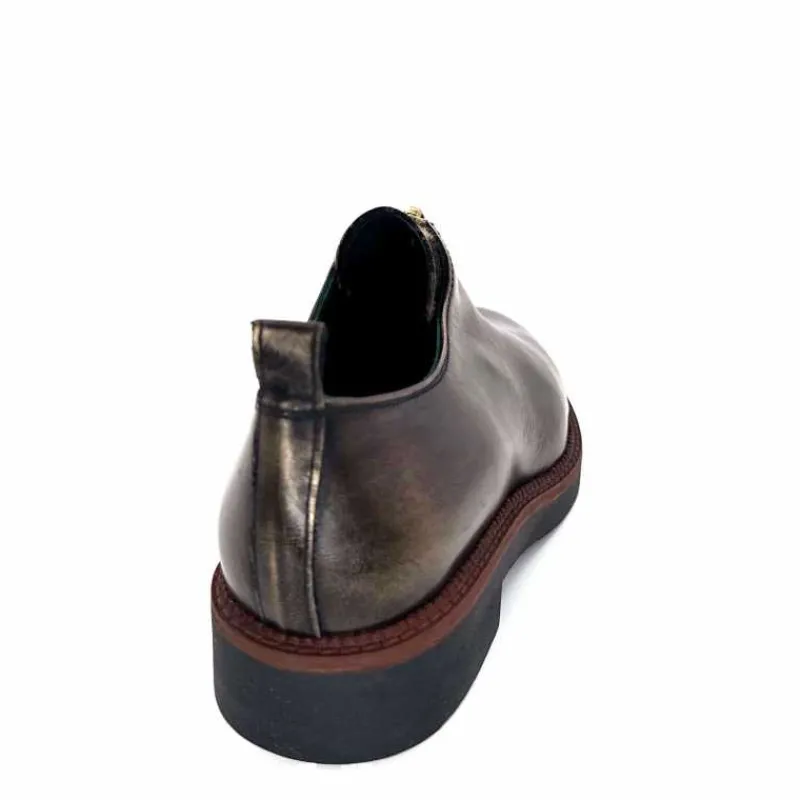 Masculin|Lacets<Ivoire0330 Richelieux Zip Ivoire 302 Cuir Bronze Marron