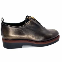 Masculin|Lacets<Ivoire0330 Richelieux Zip Ivoire 302 Cuir Bronze Marron