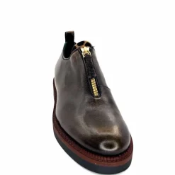 Masculin|Lacets<Ivoire0330 Richelieux Zip Ivoire 302 Cuir Bronze Marron