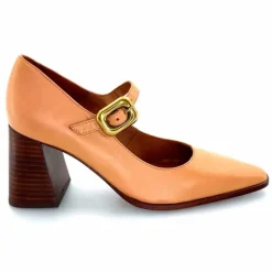 Elégant|Escarpins<angel alarcon Salomés 24565 492a Cuir Camel