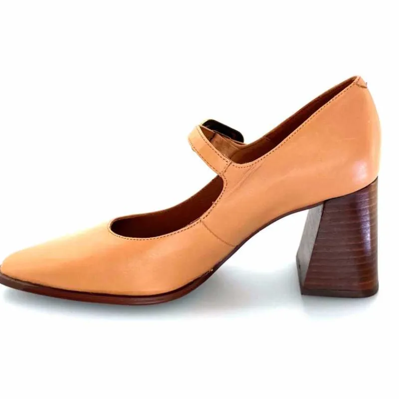 Elégant|Escarpins<angel alarcon Salomés 24565 492a Cuir Camel
