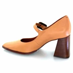 Elégant|Escarpins<angel alarcon Salomés 24565 492a Cuir Camel