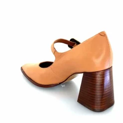 Elégant|Escarpins<angel alarcon Salomés 24565 492a Cuir Camel