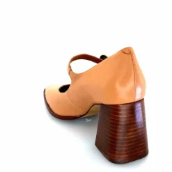 Elégant|Escarpins<angel alarcon Salomés 24565 492a Cuir Camel