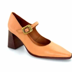 Elégant|Escarpins<angel alarcon Salomés 24565 492a Cuir Camel