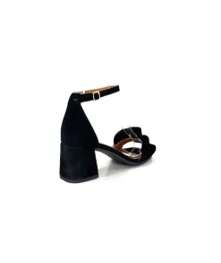 Elégant|Sandales<Ivoire0351a Sandales à Talon Ivoire 8453770 Daim Noir