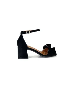 Elégant|Sandales<Ivoire0351a Sandales à Talon Ivoire 8453770 Daim Noir