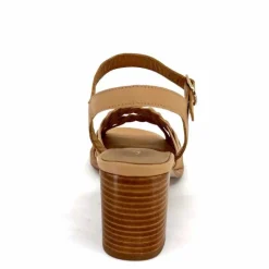 Vacances|Féminin<JHay Sandales à Talon 2688 Cuir Natur Petalo Taupe