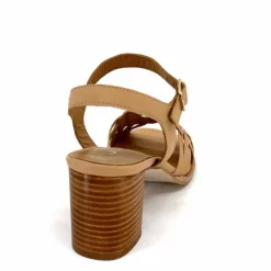 Vacances|Féminin<JHay Sandales à Talon 2688 Cuir Natur Petalo Taupe