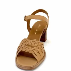 Vacances|Féminin<JHay Sandales à Talon 2688 Cuir Natur Petalo Taupe