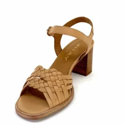 Vacances|Féminin<JHay Sandales à Talon 2688 Cuir Natur Petalo Taupe