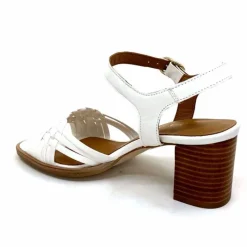 Féminin|Sandales<JHay Sandales à Talon 2688 Cuir Blanc