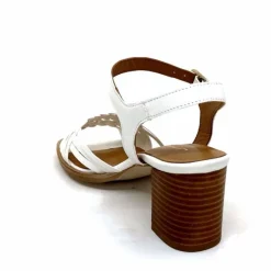 Féminin|Sandales<JHay Sandales à Talon 2688 Cuir Blanc