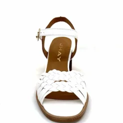 Féminin|Sandales<JHay Sandales à Talon 2688 Cuir Blanc