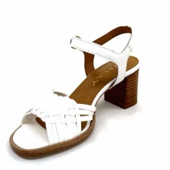 Féminin|Sandales<JHay Sandales à Talon 2688 Cuir Blanc