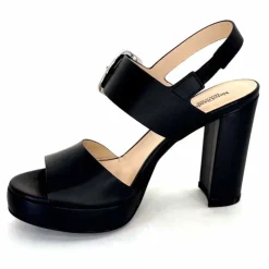 Talon|Féminin<Nero Giardini Sandales à Talon NeroGiardini410360 Cuir Noir