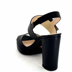 Talon|Féminin<Nero Giardini Sandales à Talon NeroGiardini410360 Cuir Noir