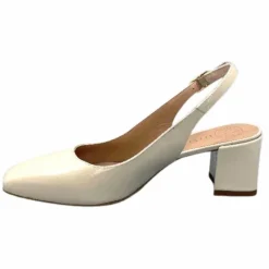 Elégant|Escarpins<Unisa Sandales à Talon Lauri Cuir Vernis Crème