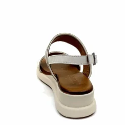 Vacances|Compensées & Plateformes<Inuovo Sandales Compensées 95005 Cuir Crème