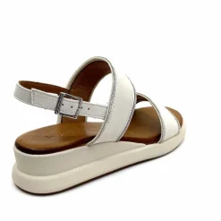 Vacances|Compensées & Plateformes<Inuovo Sandales Compensées 95005 Cuir Crème