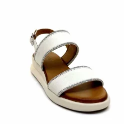 Vacances|Compensées & Plateformes<Inuovo Sandales Compensées 95005 Cuir Crème