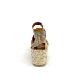 Vacances|Semelles Corde<Toni Pons Sandales Compensées Ingrid Daim Raffia Marron