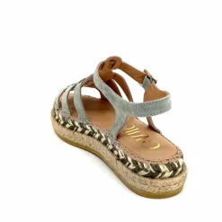 Vacances|Semelles Corde<Gaimo Sandales Livia Daim Vert