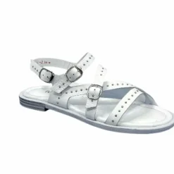 Vacances|Sandales<Ivoire0401a Sandales Ivoire 500.4301 Cuir Blanc