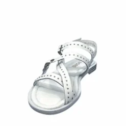 Vacances|Sandales<Ivoire0401a Sandales Ivoire 500.4301 Cuir Blanc